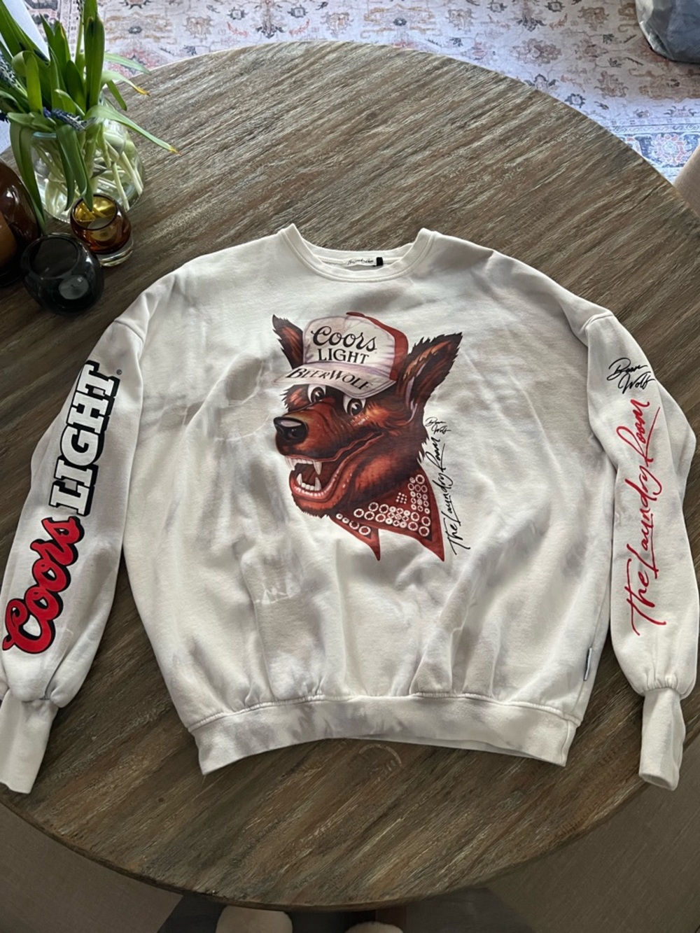 Coors Light Beer Wolf Sweatshirt - S